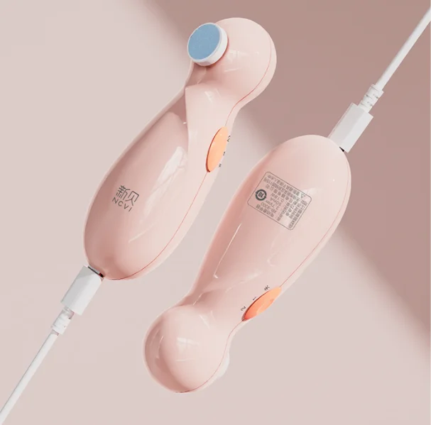 NCVI Newborn Finger Care 2Modes Wireless Portable Child Finger Clipper File Electric Baby Nail Trimmer