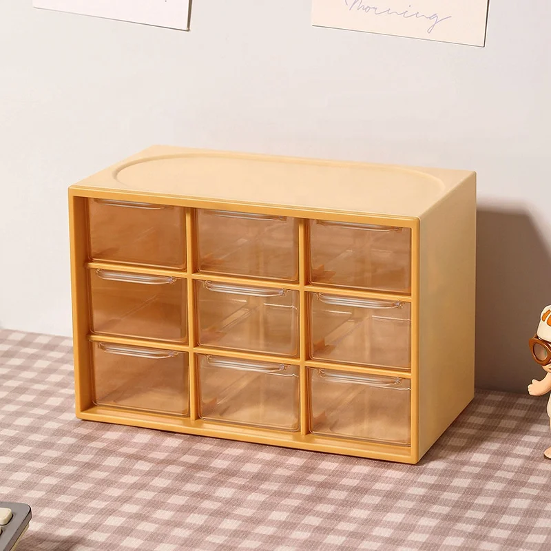 Hair Jewelry Organizer Container for Home Stackable School Stationery Book Shelf Office Drawer Organizers Desk Storage Boxes