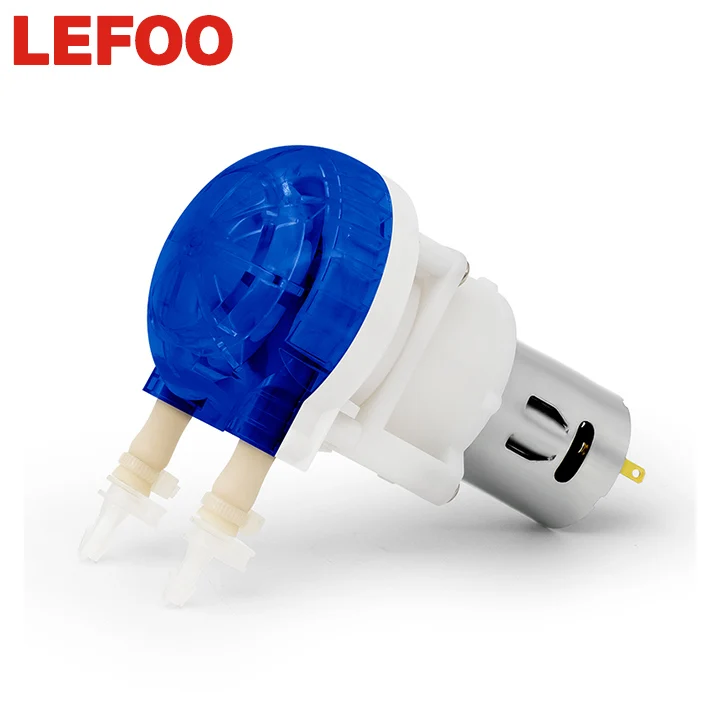 LEFOO micro peristaltic pump DC motor Mini Electric Peristaltic Metering Pump multi channel peristaltic pump