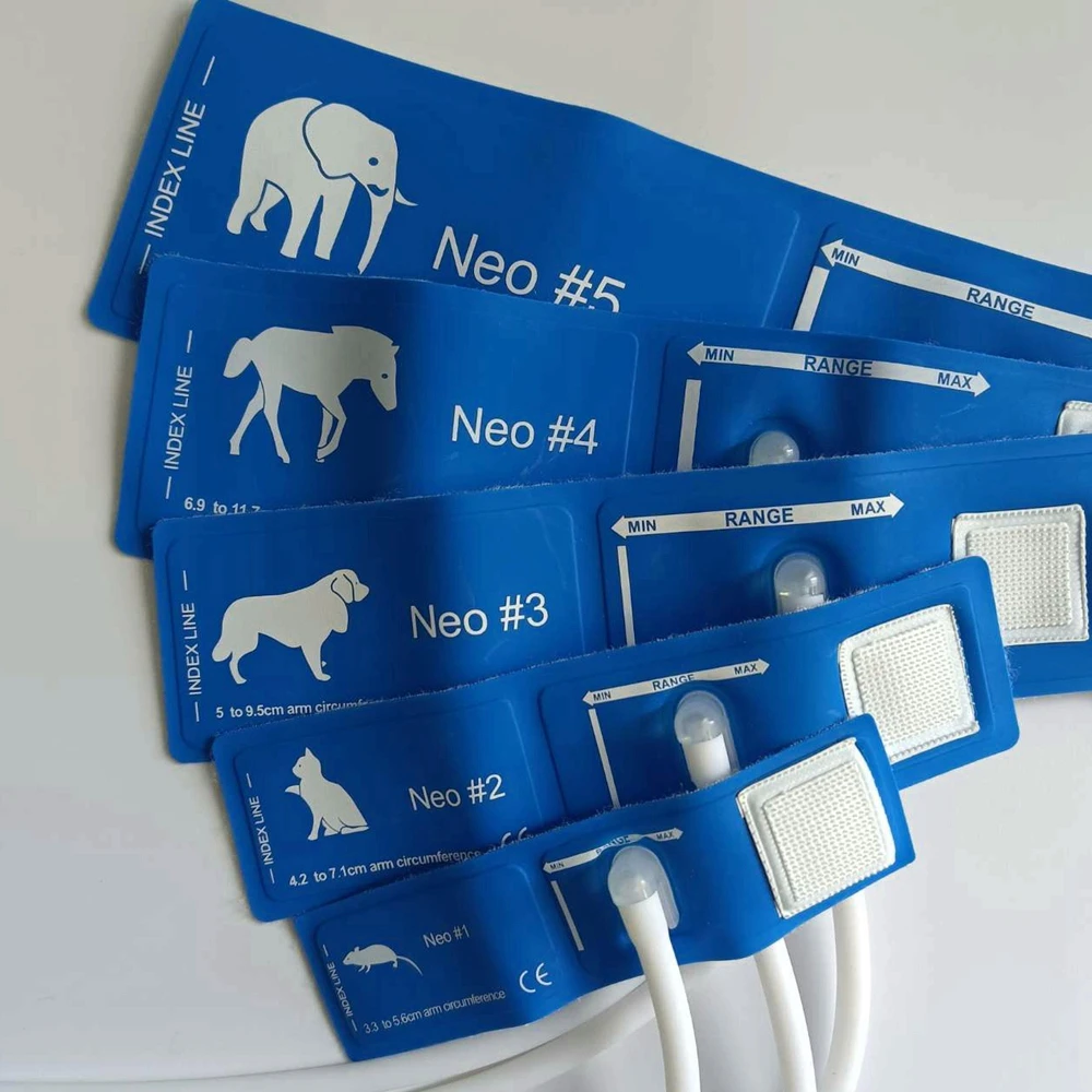 Vet Use Cuff Animal Cuff Veterinary Blood Pressure Monitor Cuff 5 types Mouse/Cat/Dog/Horse/Elephant For Animals Patient-Monitor