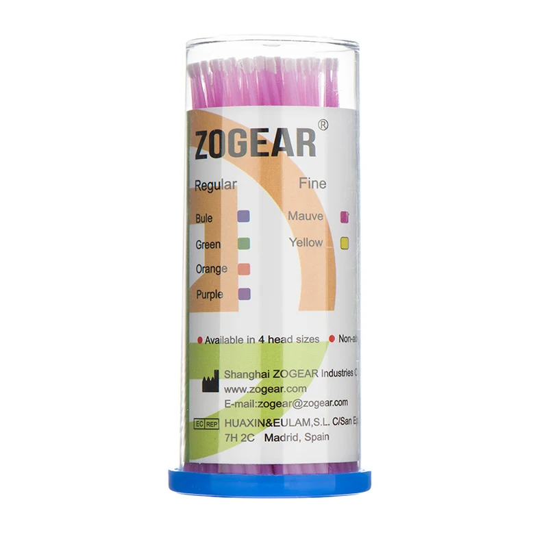 TA026A ZOGEAR Disposable dental micro applicator Regular fine super fine extra fine CE ISO /use for hospital/patient/dentist