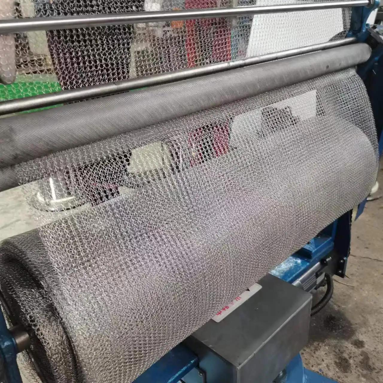 304/316 Stainless steel knitted wire mesh Demister Filter Mesh Chemical Industry oil Gas-Liquid Filters