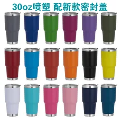 sublimation 30oz Stainless Steel Tumbler cooler Double Wall Vacuum Insulation Coffee Cup Travel Mug sports with lid