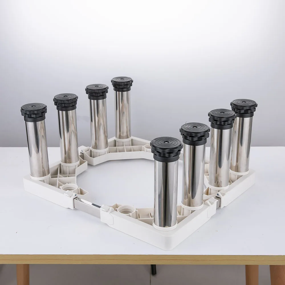 2024 New Arrival Home Applicants Washing Machine Base With 8 legs 10 cm Height Easy To Install Adjustable Stand For Washer AC