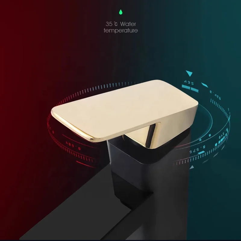 Good price luxury hot and cold mixer electronic touch control bathroom automatic touch free smart basin tap