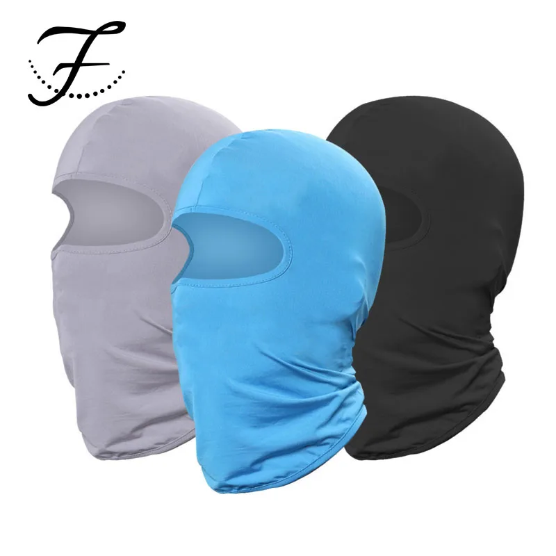 FIONA Elastic Cooling Neck Gaiter Sun Summer Men Running Cycling Windproof Face Mask Ski Scarf Balaclava UV Protection Hood