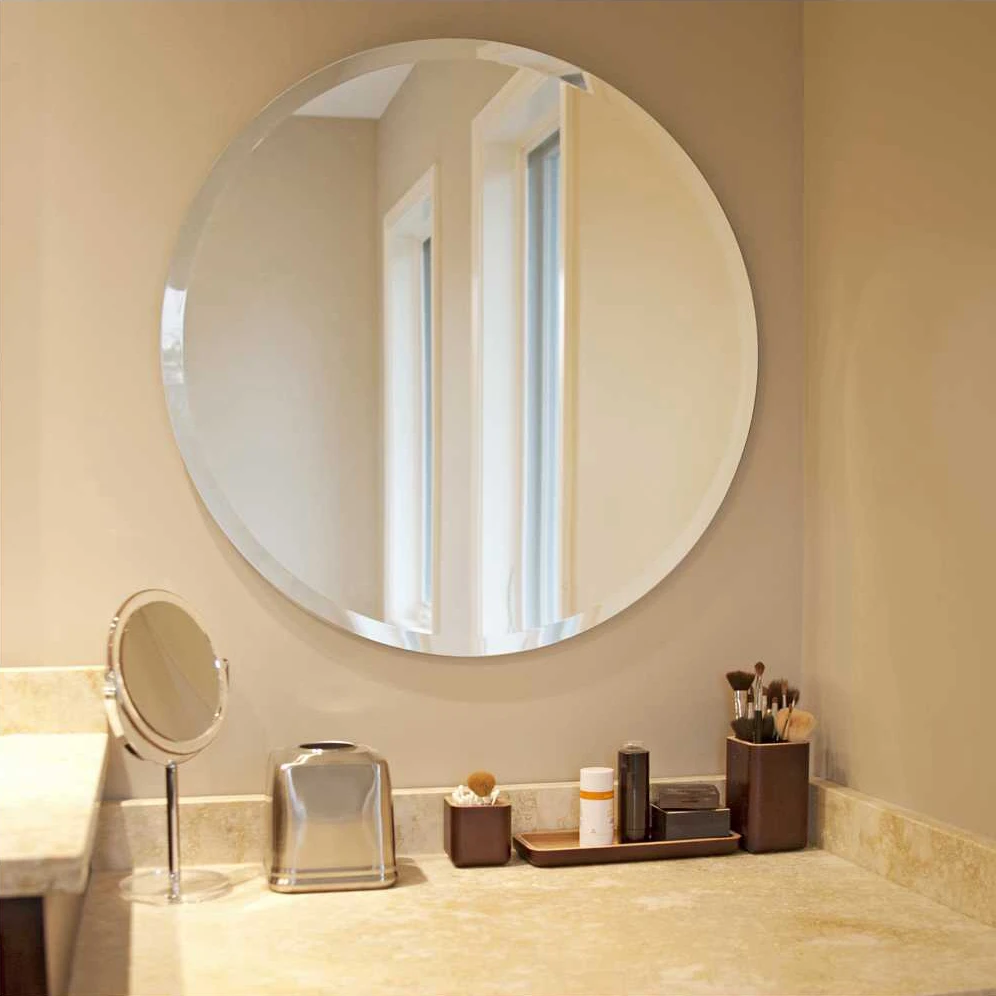 3mm 4mm 5mm Round bathroom mirror