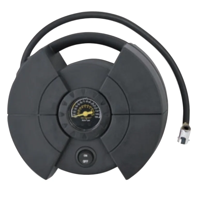 Tire Inflator Portable 12V DC Tire Air Compressor Pump 150 PSI and Portable Auto Tire Inflator with Gauge for Car Bicycles Ball