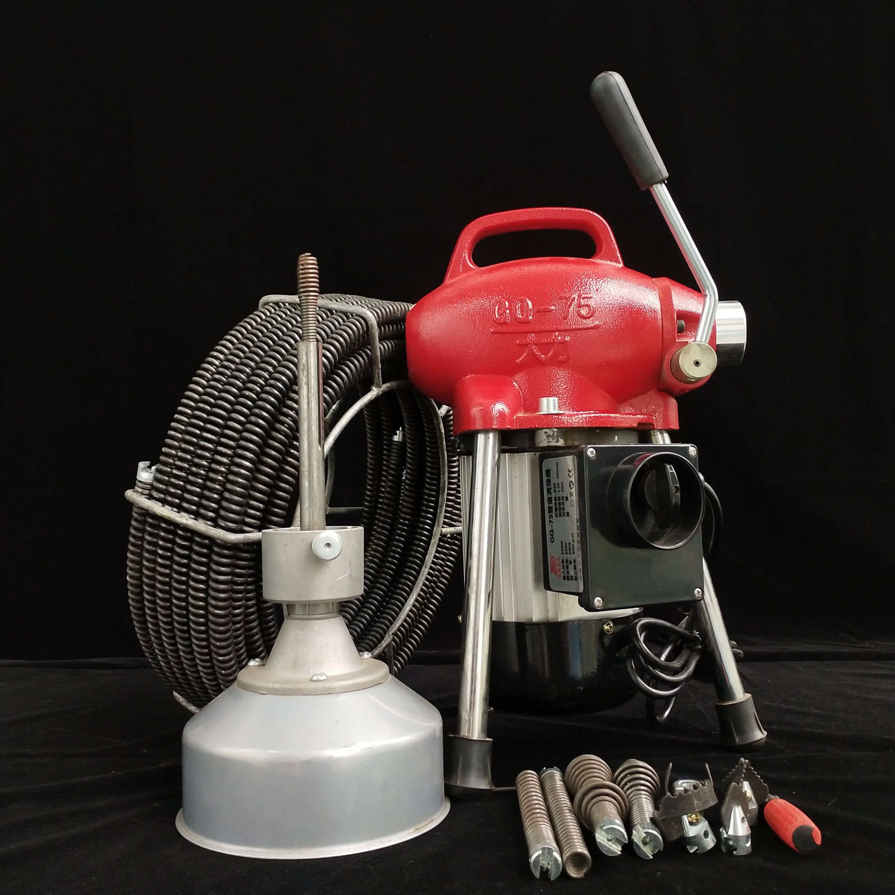 Hottest household sewer cleaner equipment electric sewer  water pipe cleaning machine drain snake machine