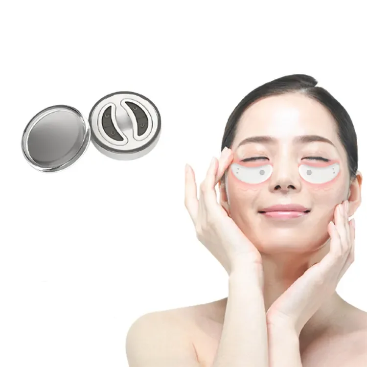 Portable Electric EMS Eye Bag Massager LED Eye Patch with Microcurrent Anti-Wrinkle Care Anti-Aging Dark Circles-for Home Use