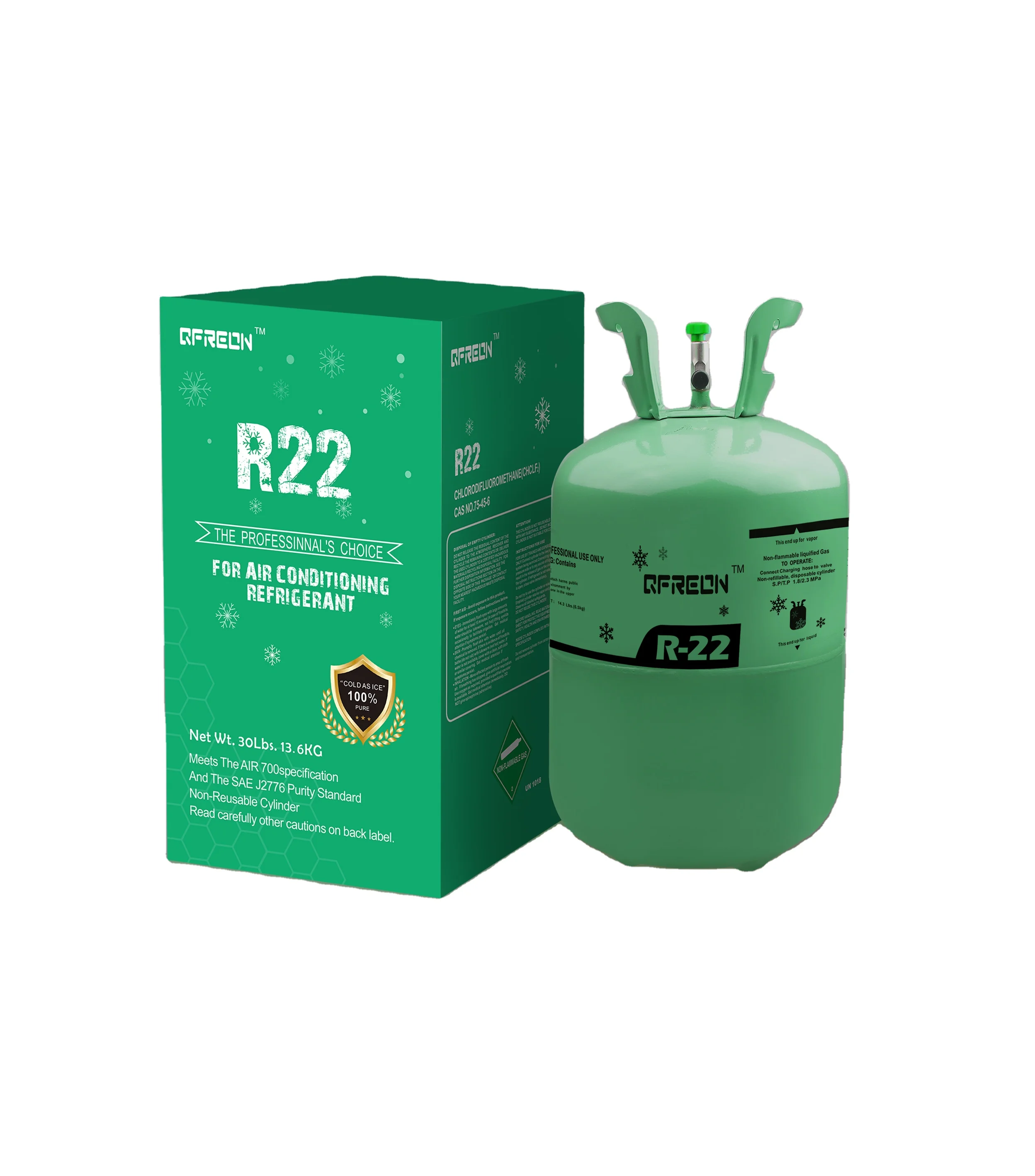 Сменный газовый хладагент R22T 13 6 кг Прямая поставка с