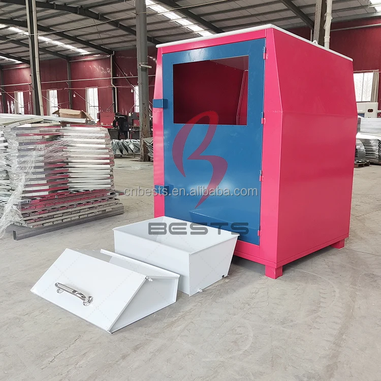Customized High Quality Large Volume Clothing Waste Bins Recycling Boxs Donation Bins