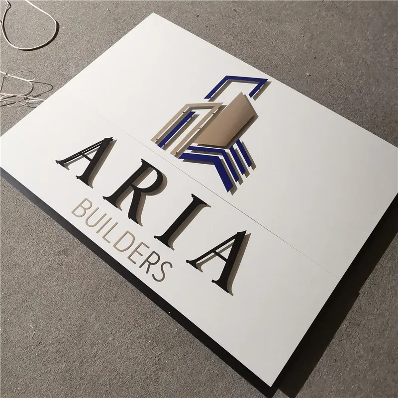 Outdoor Sign Advertising Light Box  Acrylic LED Light Box 3D Three-Dimensional Exhibition Light Box