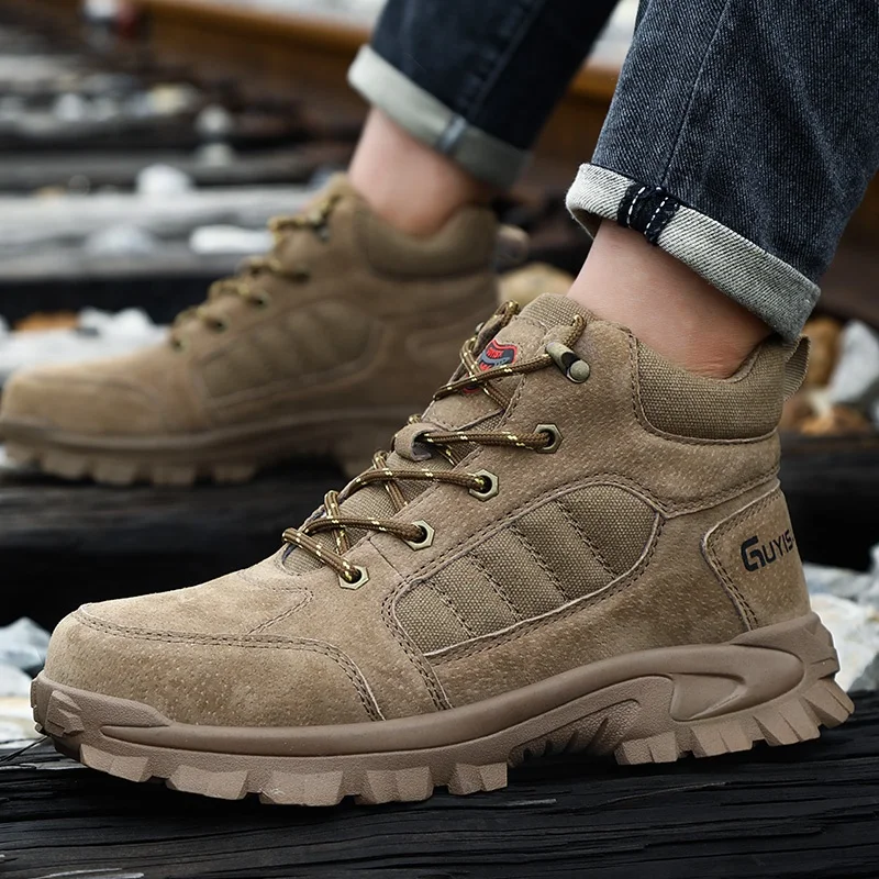 GUYISA Popular European Standard CE Comfortable Safety Shoes Light Industrial Construction Work