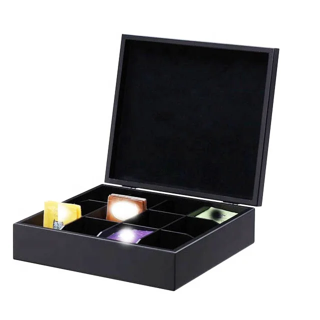 12 compartments tea bags storage box for eu market