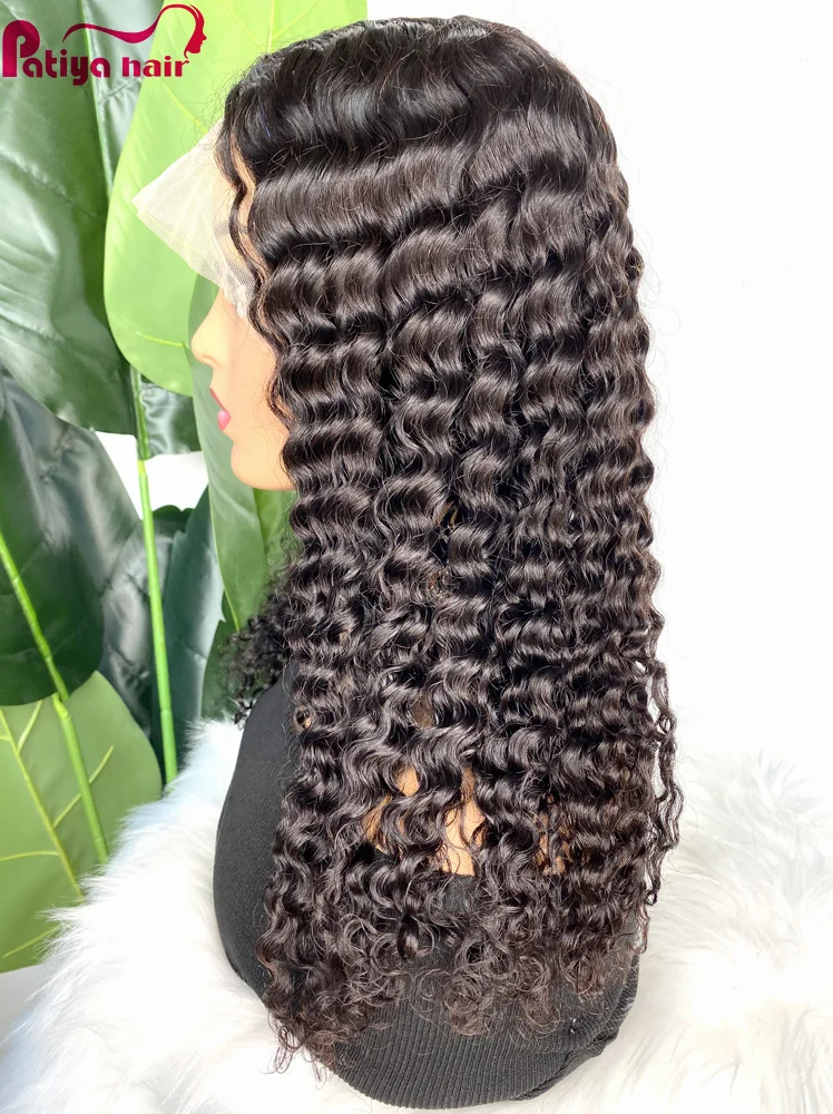 Best Wig Supplier On Sale Lace Front Wigs Human Hair Pre Plucked Cambodian Remy Hair Deep Wave 13*4 Transparent Frontal Wig