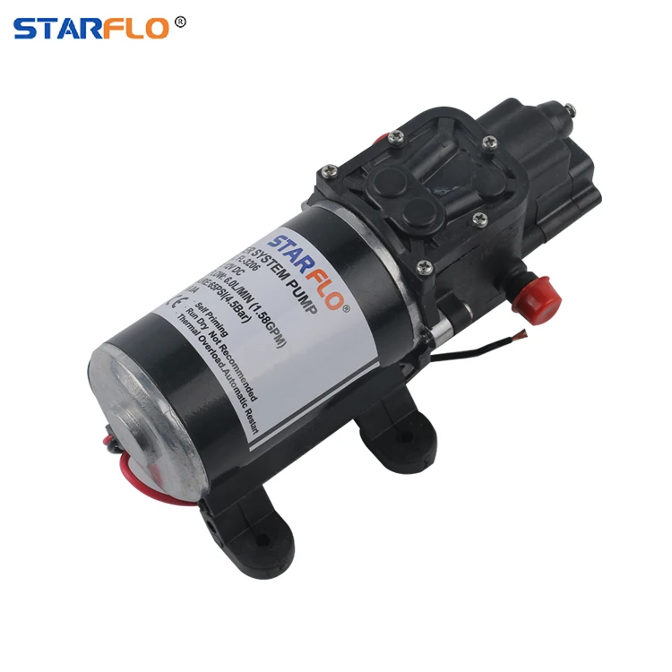 STARFLO Small Micro Double Water Pump High Pressure Diaphragm Water Pump With Battery 12v Diaphragm Pump Micro