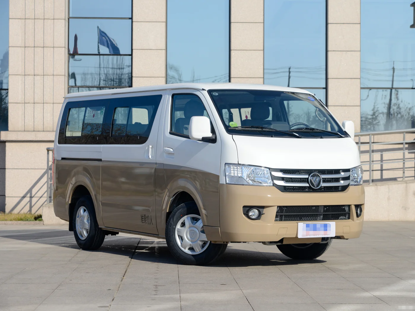 2024 Futian G7 10-Seat Diesel/Gasoline  Manual Minibus Coach Bus with Euro 4 Emission Standard Cheaply Sold From China