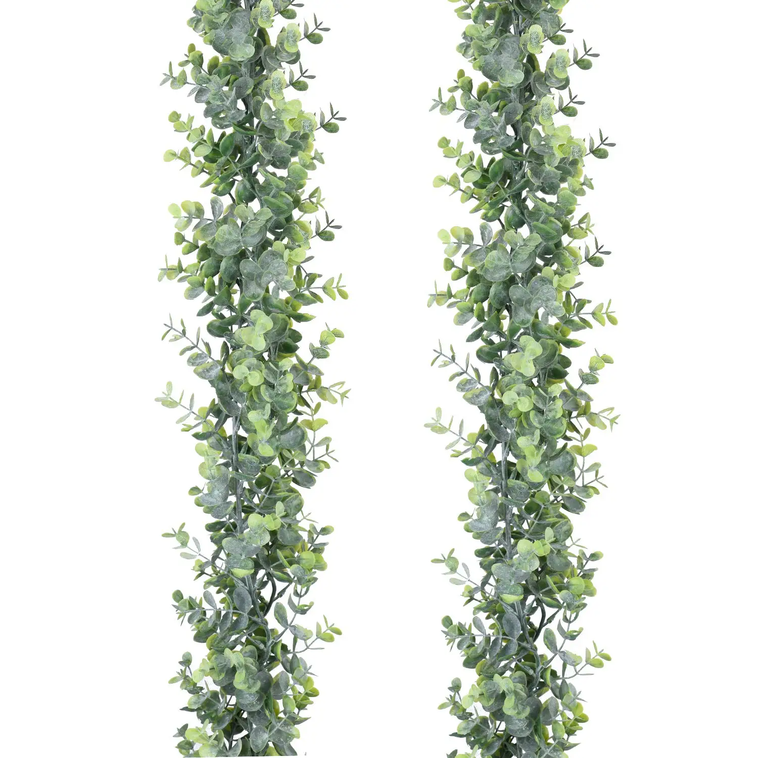 Faux Eucalyptus Garland Plant Artificial Vines Hanging Eucalyptus Leaves Greenery Garland for Wedding Backdrop Arch Wall Decor