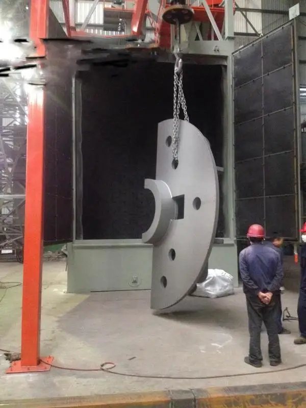 
Hook type shot blasting machine Metal surface treatment machine rust removing machine 