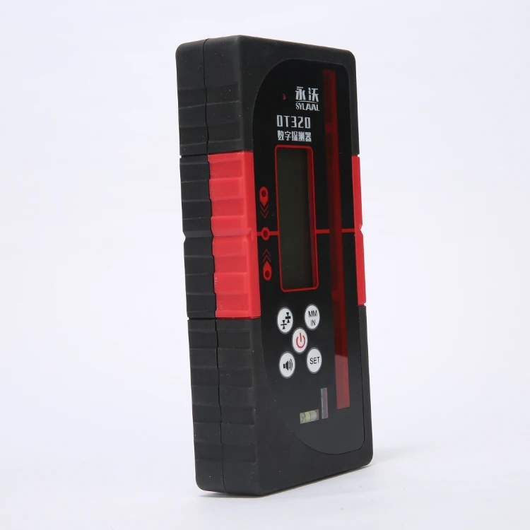 Sylaval DT320 laser level receiver detector with LCD screen outdoor automatic 360 laser leveller with receiver