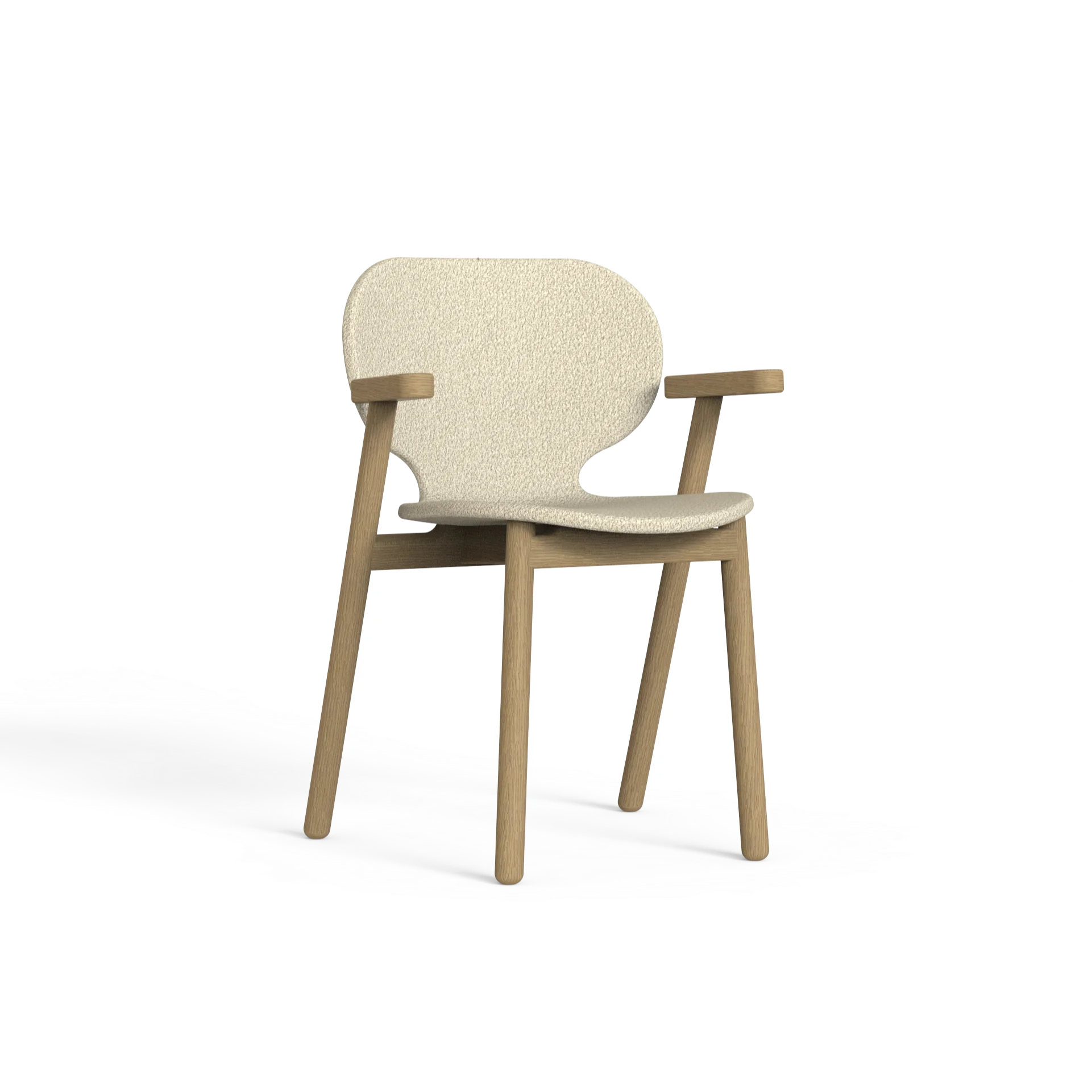 Nordic Designer Dining Room Furniture   Oakwood Armchair Restaurant Hotel Salon Banquet Hourlass Chair