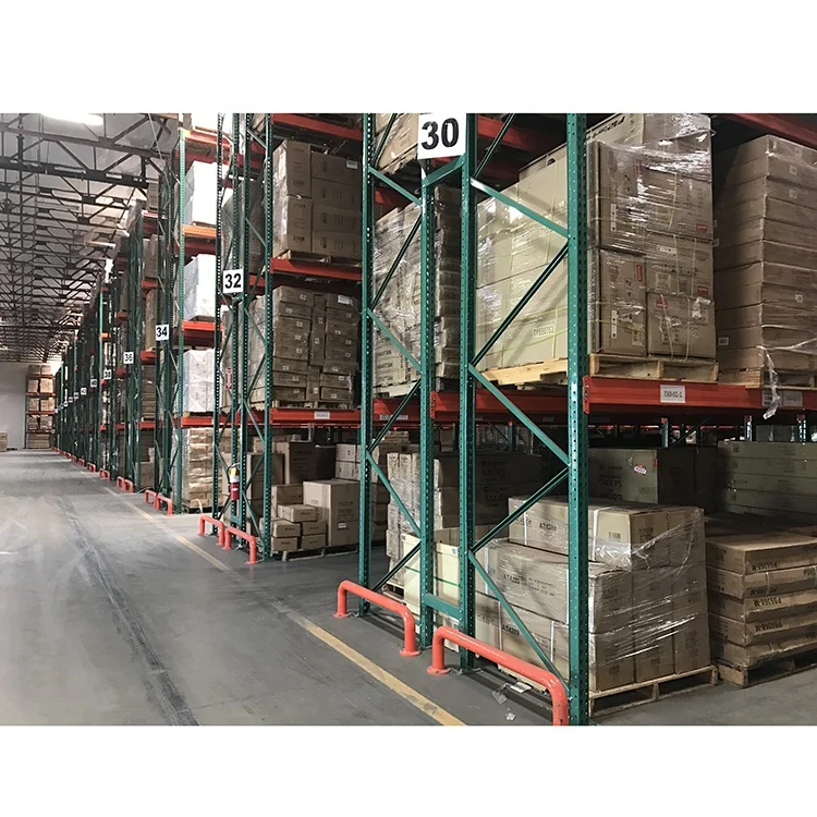 Factory heavy duty pallet rack storage warehouse rack Euro Australia US teardrop pallet rack