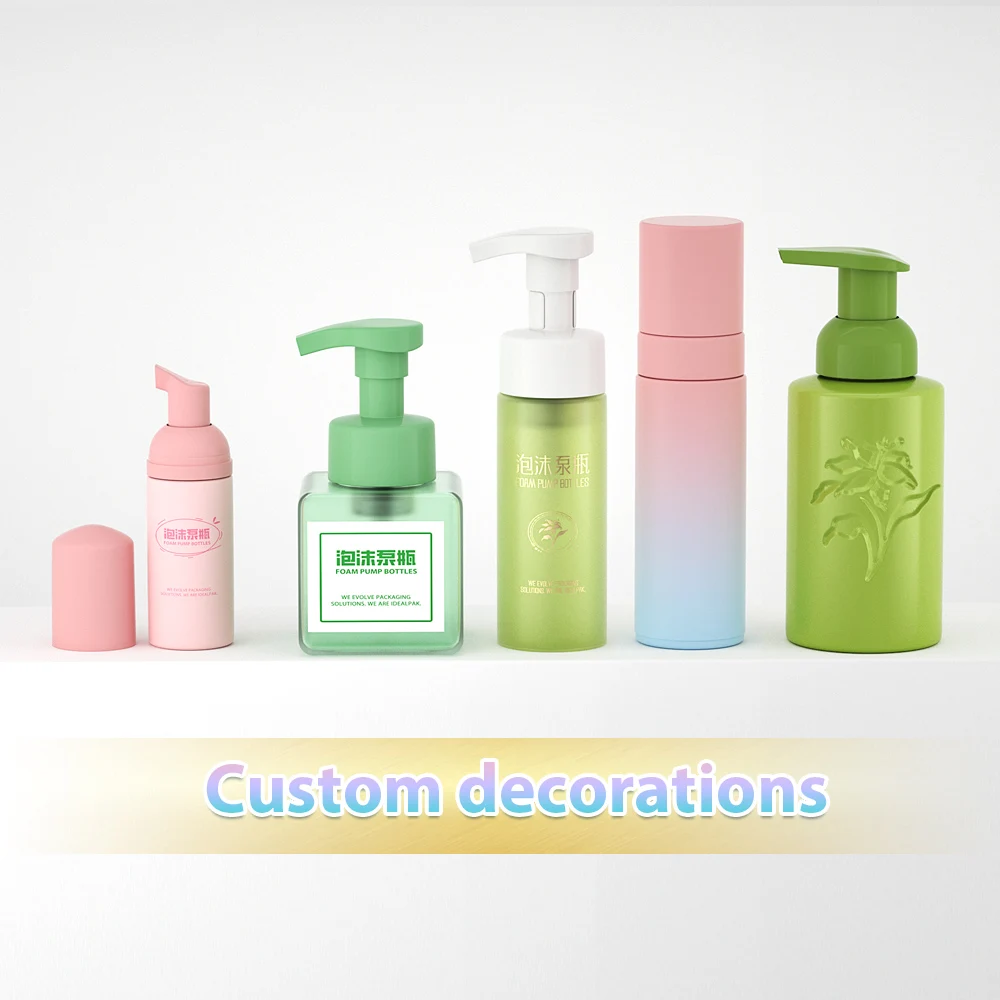 High End Mousse Foam Soap Dispenser Bottle Pump 100ml Mini Foam Pump Bottle