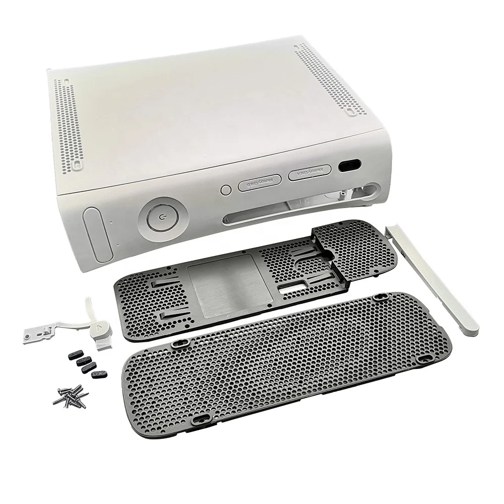 For Xbox 360 Game Console Accessories Replacement Black/White Case Cover Protective housing Shell