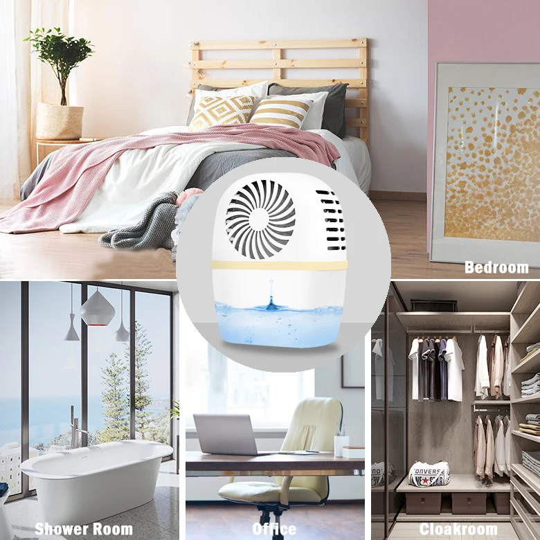 Save place Mini size dehumidifier remove water from the air with silent voice dehumidifier