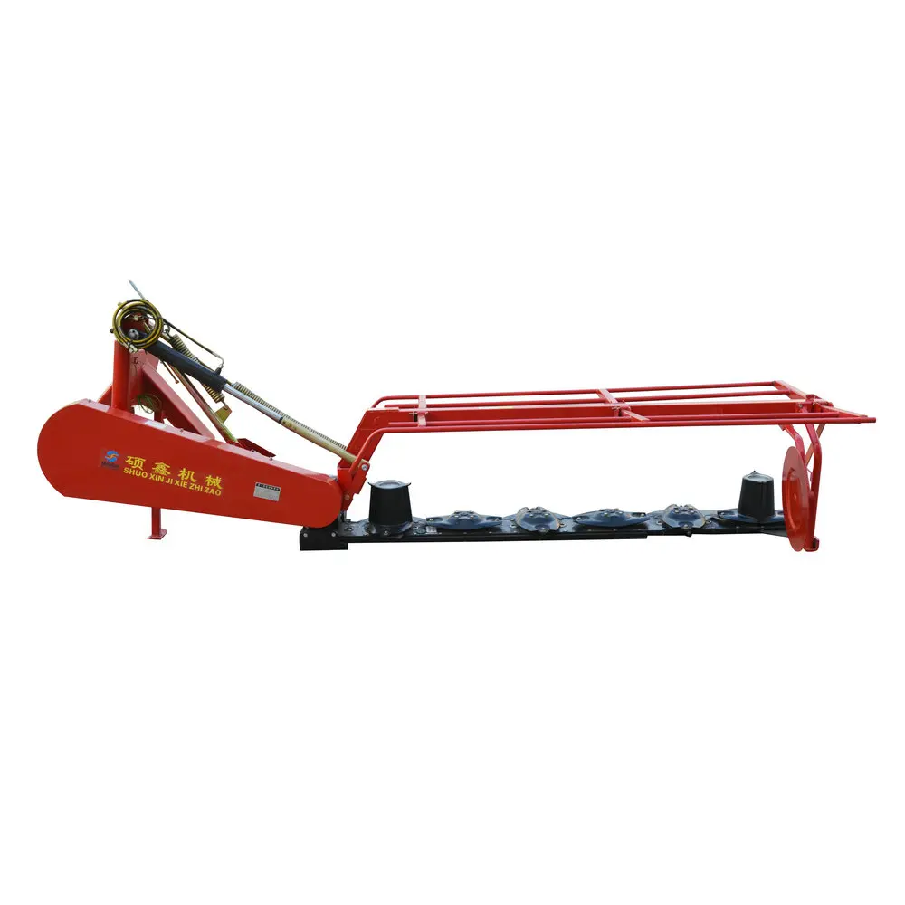 ShuoXin agricultural machine 4 5 6 7 discs finger wheel pasture grass cutting rotary disc mower