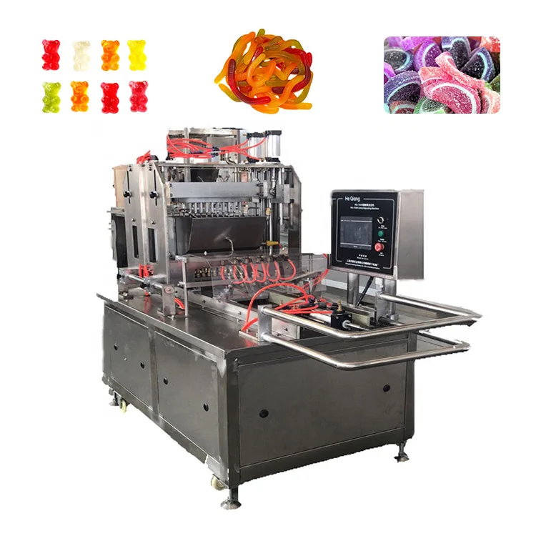 Commerical gelatin pectin small jelly gummy candy making machine