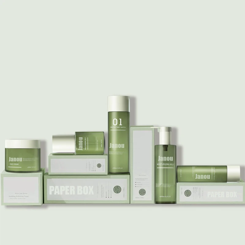 Customized Cosmetic Packaging Skin Care Bottle Set 15ml 100ml 250ml Essence Lotion PETG Bottle