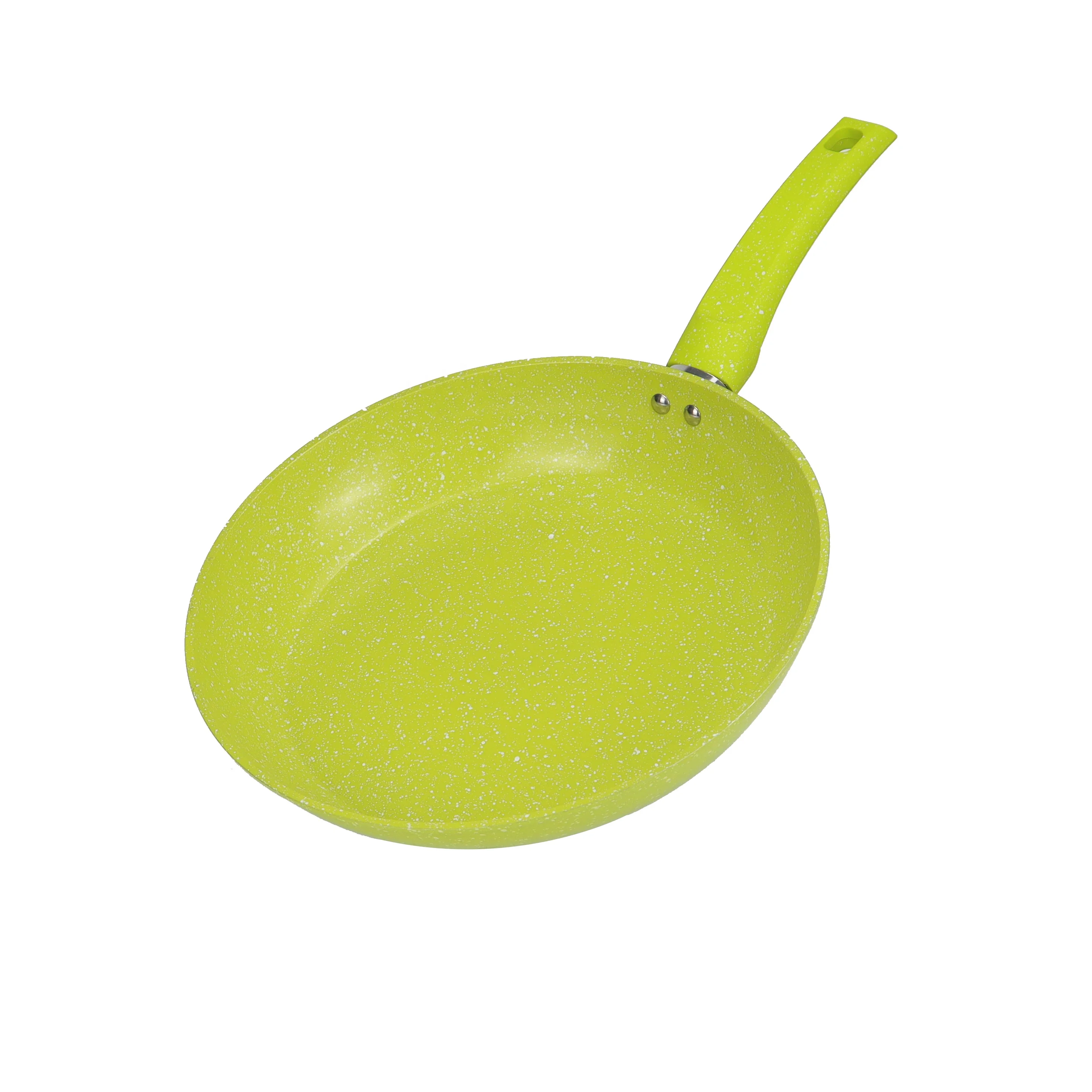  Happy lady Алюминиевая антипригарная керамика зеленого цвета le crueset frypan разных размеров