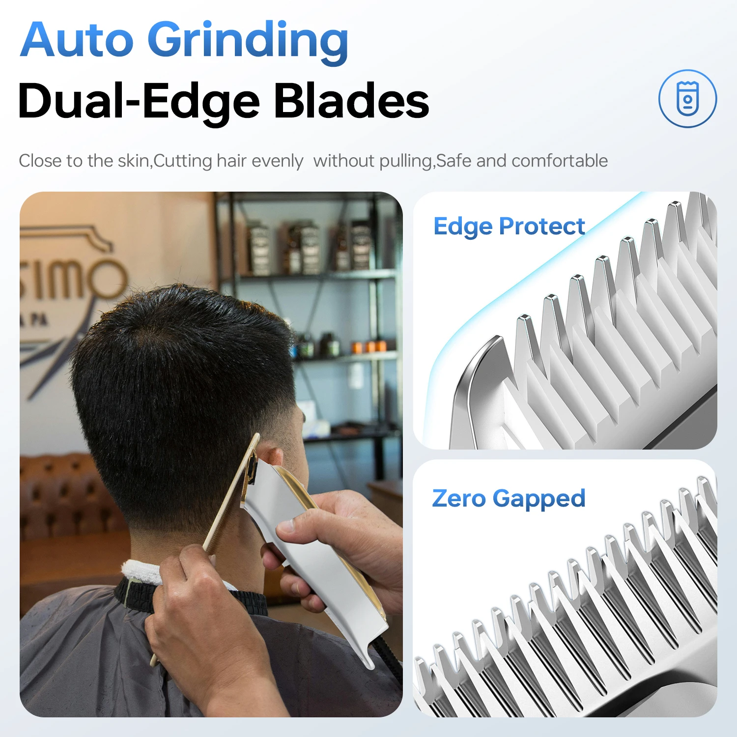 JAMAKY Hot Sale OEM USB Rechargeable Wireless Electric Machine Hair Clipper for Men Professional Barber Cordless Hair Trimmers