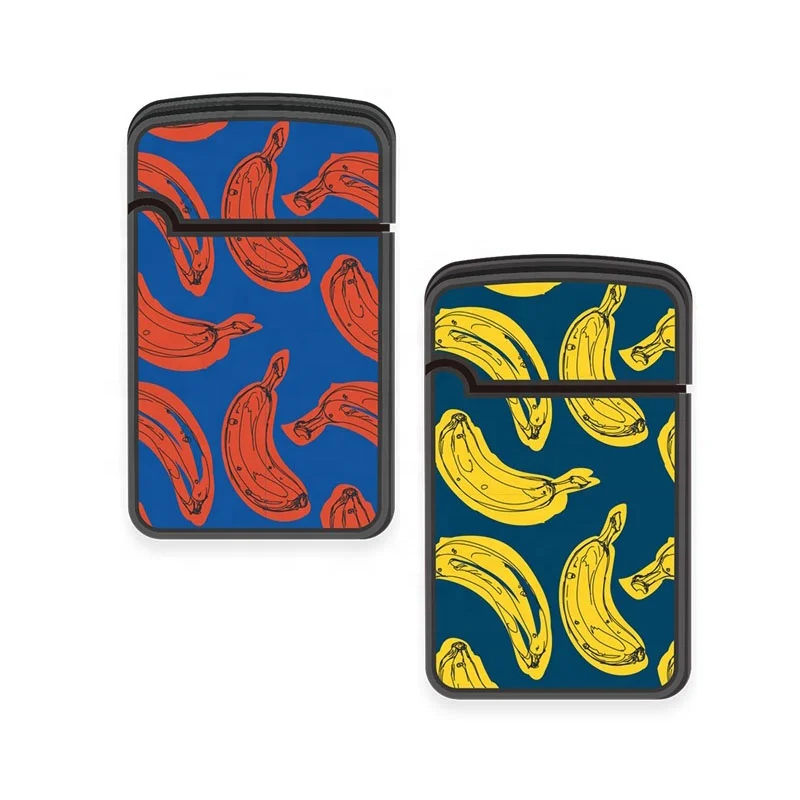 
Novelty Fancy Design Gas Refill Piezo Cigar Plastic Fire Windproof Cigartte Lighter 