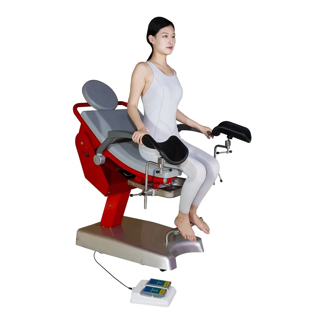 DH-S105A electric gynecology chair for gynecological examination and operation with stirrups