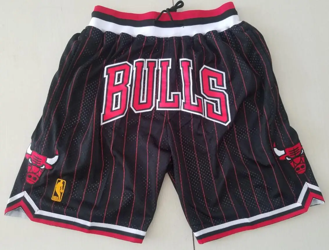 High Quality Men Black Chicago 23 Basketball Shorts Adult S-3XL Stitched Jersey Shorts Stock