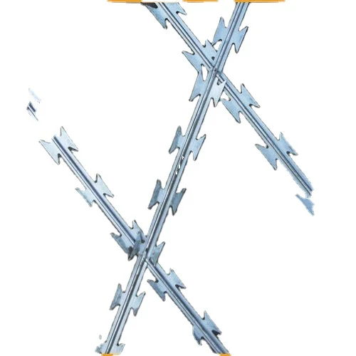 Анти-коррозии колючая проволока Bto22 перекрестной колючей проволоки