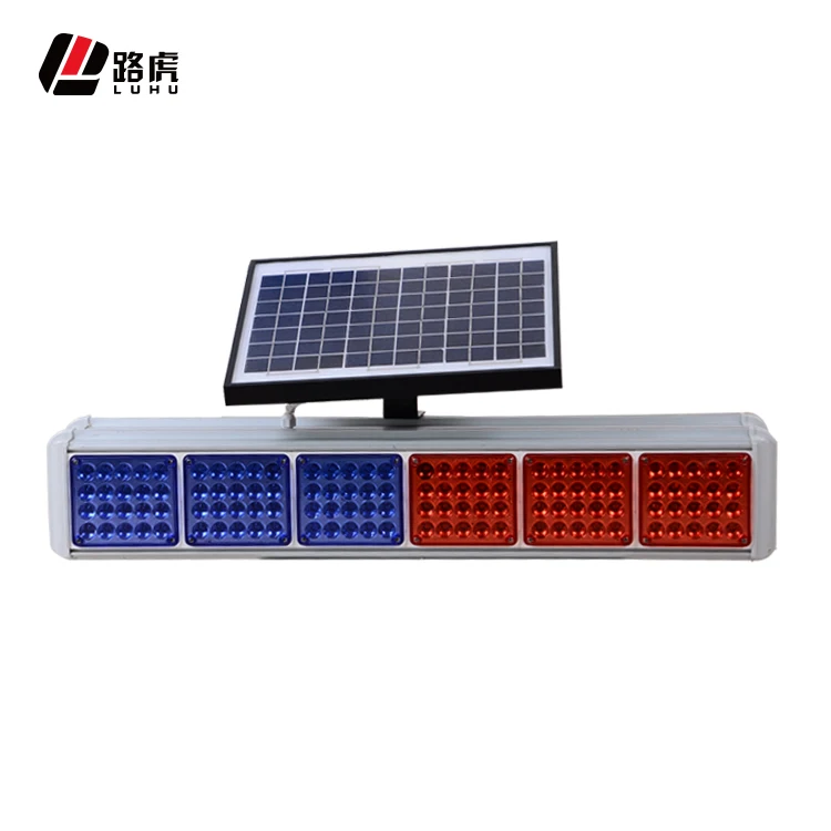 Solar Traffic Flash Led Warning Strobe Light Road Safety Car Emergency Flashing Strobe Warning Lamp Lights