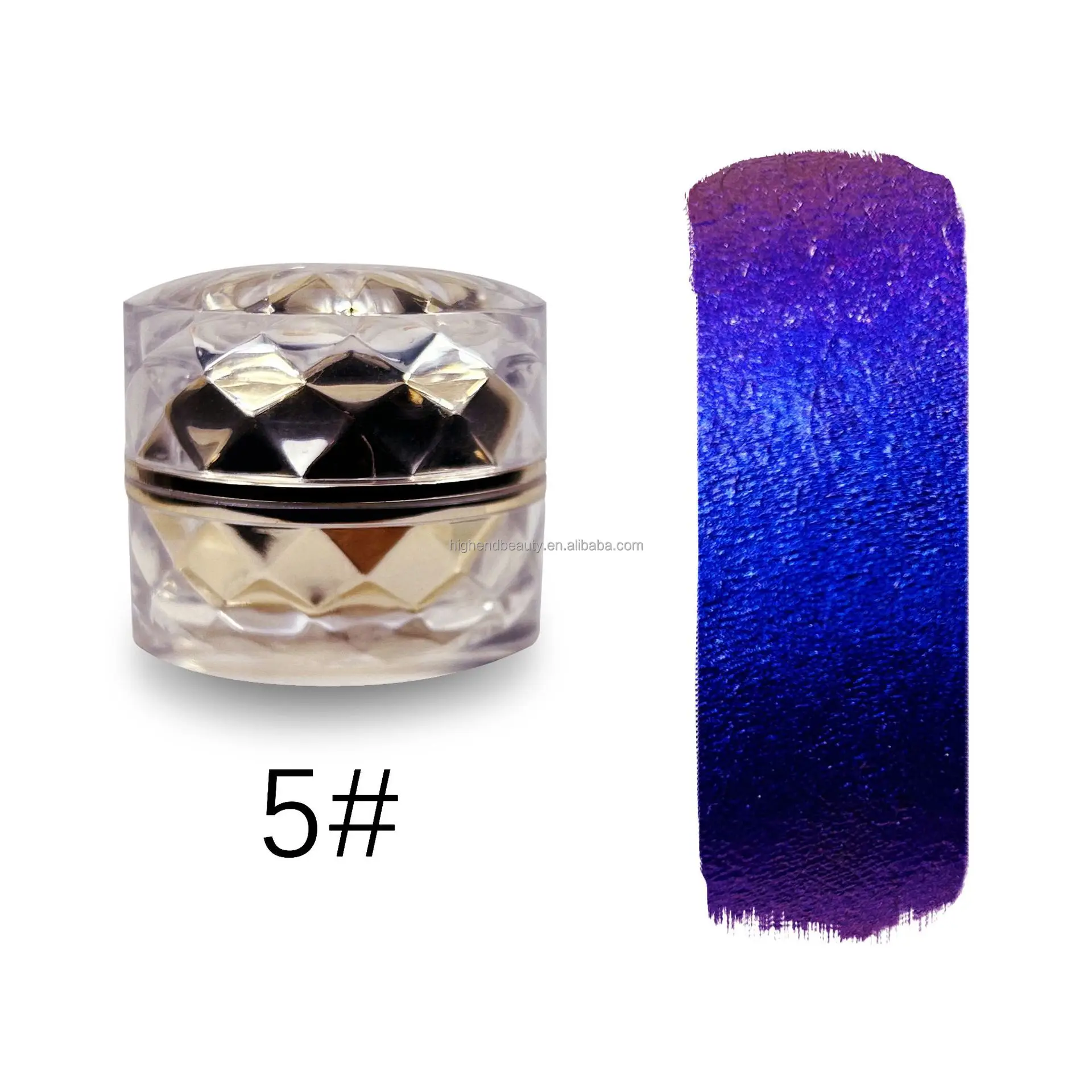 Eye Shadow Multi-chrome Neon Chrome Chameleon Liquid Eyeshadow Chrome Pigment Satin Waterproof Cream Make up Eye Shadow Palette