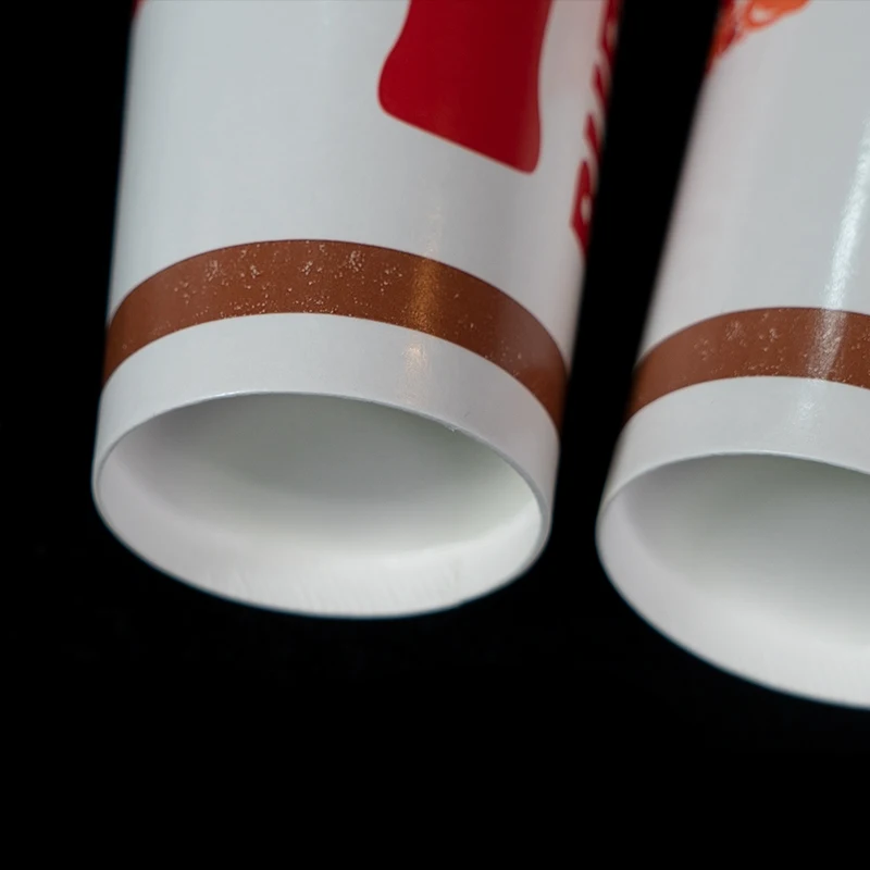 Single Double Ripple Wall Disposable Cold Drinks Customized White Single Wall Paper Cups With Lids