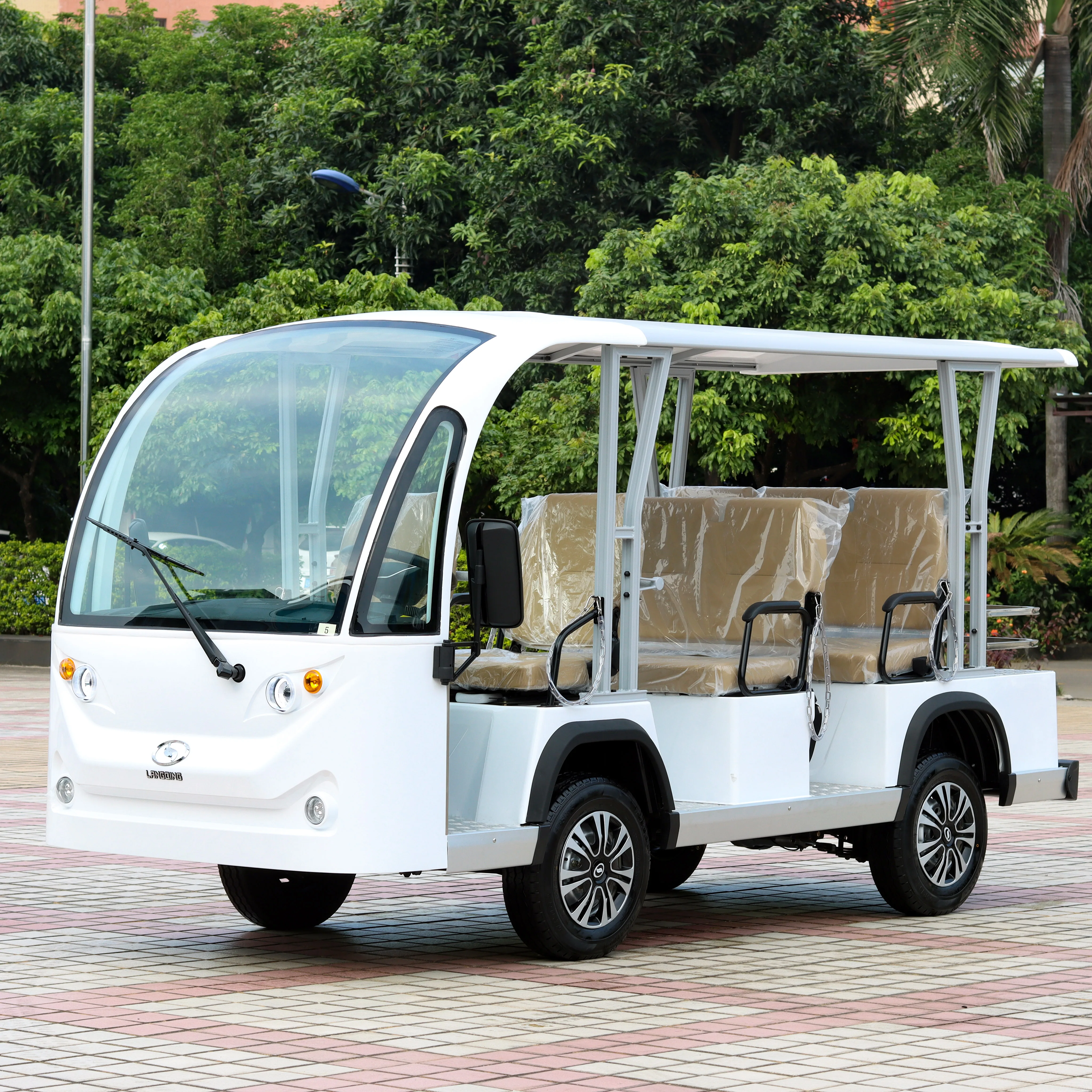 8-Seater Electric Tour Bus Resort Lithium Battery Cheap New Energy Electric Four-Wheeled Leisure And Sightseeing Car Vehicle