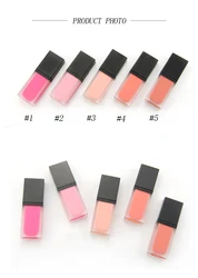 Wholesale Private Label Makeup Liquid Blusher Moisturizing Long Lasting Waterproof Cream Blush