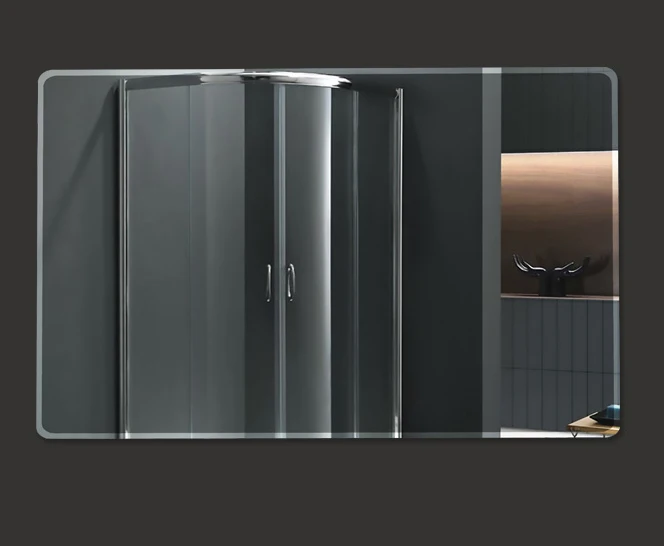 
Wall mounted rectangle HD self-adhesive mirror for bathroom wholesale stock high quality decorative silver mirrors 