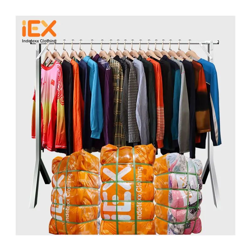 Indetexx Factory Price Best Codes Ukay Bundle Supplier 45kg Vip Code Wholesale Used Jeans In Bales