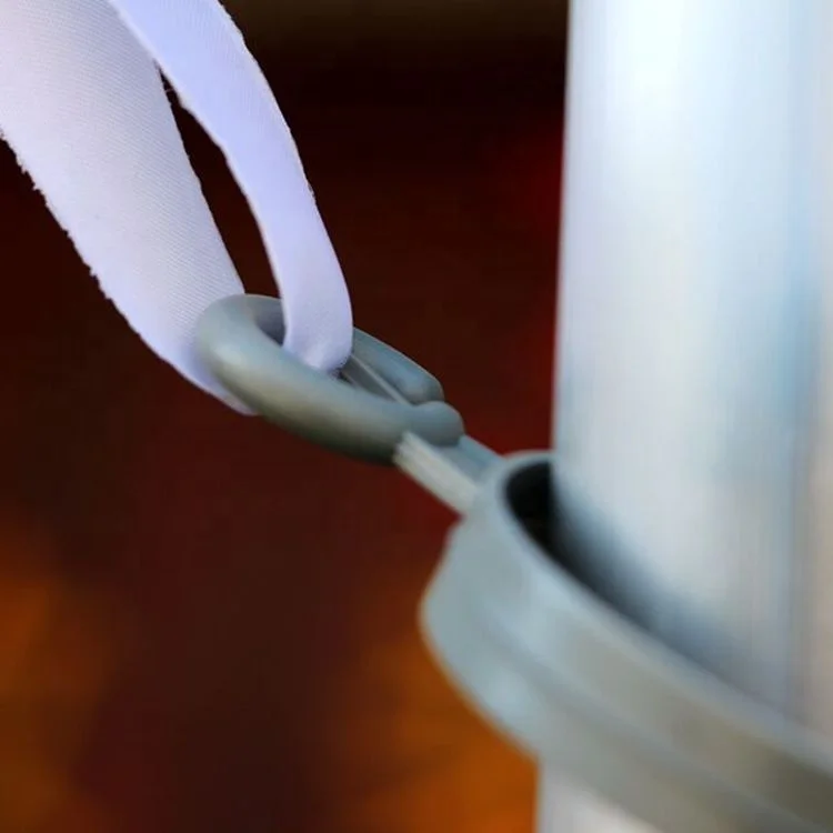 Promotional Banner Display Stand Outdoor Advertising Baach Flag 5 Meter Water Base Telescapic Flagpole Portable Aluminum Hanging