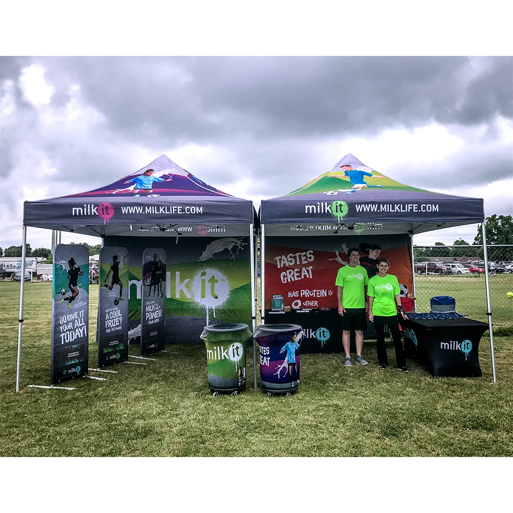 Exhibition Portable Event Outdoor Aluminum Frame Tent Custom Portable 10x10 Hexagon Folding Pop Up Gazebo Trade Show Canopy Tent