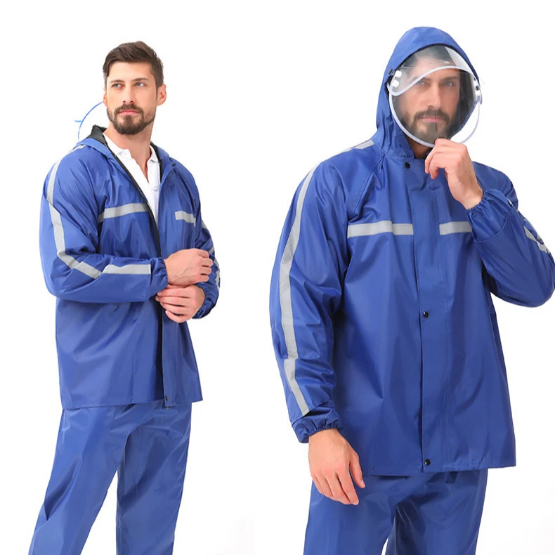 Hot Sale High Quality Hooded Raincoat Waterproof Custom Adult Raincoat