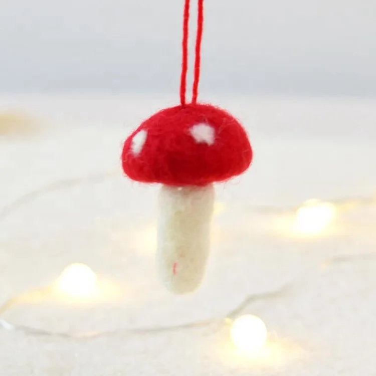 felted vegetables handmade wool felt mushroom Needle felted mushrooms